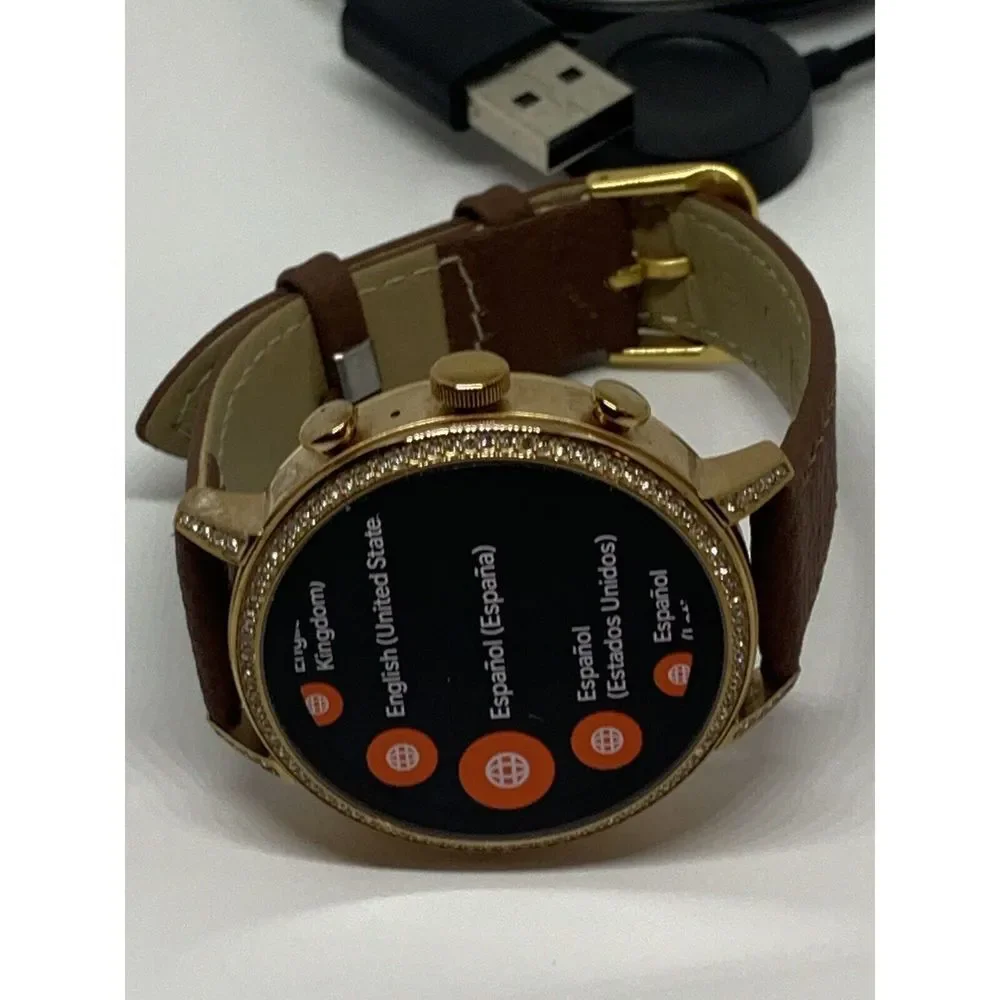 Fossil Gen 4 Authentic Digital Dial Smart Watch Custom Band FTW6011 QT459